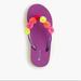 J. Crew Shoes | J Crew Neon Amethyst Flip Flop Floral Size 3 | Color: Pink/Purple | Size: 3bb