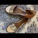 Nine West Shoes | Like New Nine West Marius Sandals | Color: Gold/Tan | Size: 6