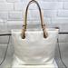Michael Kors Bags | M I C H A E L K O R S : Signature Patent White Bag | Color: Tan/White | Size: Os