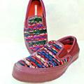 Converse Shoes | Converse X Missoni As Deckstar Slip On Sneakers | Color: Purple/Red | Size: 5.5