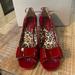 Jessica Simpson Shoes | Jessica Simpson Kitten Heel 7.5 | Color: Red | Size: 7.5