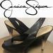 Jessica Simpson Shoes | Bogo Jessica Simpson Peeptoe Black Sz 8.5 | Color: Black/Cream | Size: 8.5