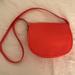 J. Crew Bags | J.Crew Bright Coral Leather Satchel / Crossbody | Color: Orange/Pink | Size: Os