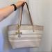 Kate Spade Bags | Kate Spade - Beige/White Striped Shoulder/Tote Bag | Color: Cream/White | Size: Os