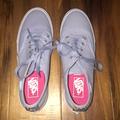 Vans Shoes | Lilac Vans With Embroidery On The Back!! | Color: Purple | Size: 7.5