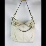 Coach Bags | Coach Cream Pebble Leather Hobo Bag F17165 | Color: Cream | Size: Os