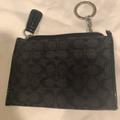 Coach Bags | Coach Key Chain Id Wallet | Color: Black/Silver | Size: Os