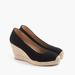 J. Crew Shoes | Jcrew Seville Espadrille Wedges | Color: Black/Cream | Size: 7.5