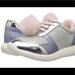 Jessica Simpson Shoes | Jessica Simpson Girls Pom Pom Silver Tennis Shoes | Color: Silver | Size: 4g