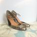J. Crew Shoes | J Crew Gold Mary Jane Heeled Pump - Size 9.5 M | Color: Brown/Gold | Size: 9.5