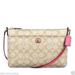 Coach Bags | Coach Peyton East/West Swingpack In Signature | Color: Pink/Tan | Size: Os