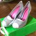 Lilly Pulitzer Shoes | Lilly Pulitzer Resort Chic Wedges | Color: Silver | Size: 8