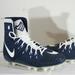 Nike Shoes | Nike Force Savage Elite Td 18 Men Navy Wh Cleats | Color: Blue/White | Size: 18