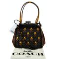 Coach Bags | Coach Black Leather Mini Shoulder Bag $595.00 | Color: Black/Tan | Size: Os