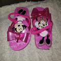 Disney Shoes | Minnie Mouse Flip Flops | Color: Pink | Size: 9-10