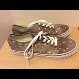 Vans Shoes | New Vans Off The Wall Grey Fade Polka Dot Size 9 | Color: Gray/White | Size: 9