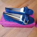 Tory Burch Shoes | New. Tory Burch Marsden Smoking Slippers | Color: Blue | Size: 7.5