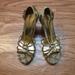 Coach Shoes | Coach Joslin Wedge Cork Heel Sandal Shoes** | Color: Gold | Size: 7.5