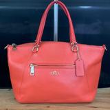 Coach Bags | Coach Prairie Satchel | Color: Orange/Red | Size: See Pictures For Measurements.