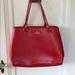 Kate Spade Bags | Kate Spade Red Leather Bag | Color: Red | Size: Xtra Large