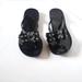 Kate Spade Shoes | Kate Spade Black Rhinestone Jelly Slippers..Size 6 | Color: Black/Silver | Size: 6