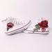 Converse Shoes | High Top Converse Floral Embroidered Shoes | Color: White | Size: Various