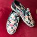 Nine West Shoes | New Floral Color Flat Espadrilles. | Color: Black/Pink | Size: 11