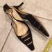 Kate Spade Shoes | Kate Spade Suede Heels Size 8,5aa | Color: Black/Tan | Size: 8.5