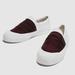 Zara Shoes | Fabric Sneakers With Gathered Detail | Color: Purple/White | Size: 7.5