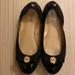 Michael Kors Shoes | Like New Michael Kors Black Ballet Flat - Size 6.5 | Color: Black/Gold | Size: 6.5