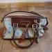 Dooney & Bourke Bags | Dooney And Bourke Medium Domed Tassel Satchel Brown Tan | Color: Brown/Tan | Size: Os