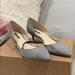 Zara Shoes | New Zara Small Heels | Color: Gray/Silver | Size: 7