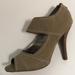 Nine West Shoes | Mint Nine West Tan Heels Peeptoe | Color: Tan | Size: 7.5