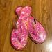 Lilly Pulitzer Shoes | Lilly Pulitzer Sandals | Color: Pink/Yellow | Size: 10