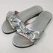 J. Crew Shoes | J.Crew Bedford Metallic Sandals Sz8 | Color: Silver | Size: 8