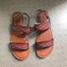 American Eagle Outfitters Shoes | Brown Double Strapped Sandals | Color: Brown/Tan | Size: 9