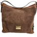 Michael Kors Bags | Michael Kors Brown Suede & Leather Shoulder Bag | Color: Brown/Gold | Size: Os