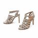 Tory Burch Shoes | Euc Tory Burch Snakeskin Sandal - Worn Two Times | Color: Brown/Tan | Size: 10