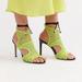 Free People Shoes | Free People Bright Nights Heels | Color: Green/Yellow | Size: 6