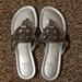 Tory Burch Shoes | Brand New Tory Burch Miller Sandals | Color: Silver | Size: 5