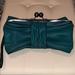 Jessica Simpson Bags | Jessica Simpson Bow Clutch | Color: Blue/Green | Size: Os