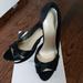 Nine West Shoes | Nine West Satin Sandal Heels | Color: Black | Size: 7.5