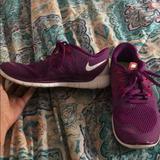 Nike Shoes | Ladies Nike Free Shoes | Color: Purple/White | Size: 7