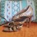 Jessica Simpson Shoes | Jessica Simpson Size 10 Heels Strappy Studs Tan | Color: Tan | Size: 10