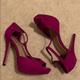 Jessica Simpson Shoes | Jessica Simpson Platform Peeptoe Shoe | Color: Purple | Size: 10