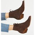 Free People Shoes | Free People/Jeffrey C. Grover Lace-Up Western Boot | Color: Brown | Size: 6