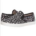 Coach Shoes | Coach Floral Sneakers/Slides | Color: Black/Silver | Size: 8.5