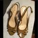 Kate Spade Shoes | Kate Spade Sling Back Sandal Sz 8 | Color: Tan | Size: 8