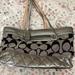 Coach Bags | Coach Quilted Bottom Tote **Gently Used** | Color: Black/Silver | Size: Os