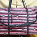 Kate Spade Bags | Kate Spade Jae Nylon Lip Print Weekender Duffle | Color: Blue/Pink | Size: Large